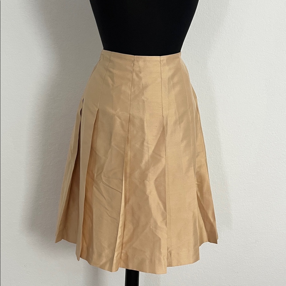 Banana Republic silk Pleated Skirt